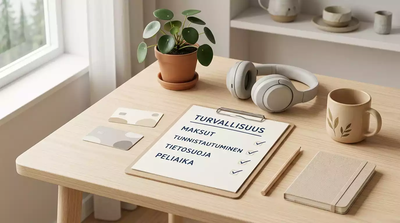 Selkeä tarkistuslista kasinopäätöksen tueksi suomalaisessa ympäristössä